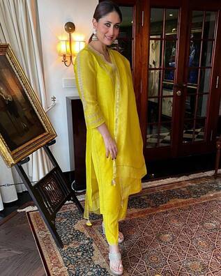 Kareena Kapoor In A Gorgeous Yellow Rs 1.4 Lakh Anarkali From Ridhi Mehra  Has Charmed Us Entirely